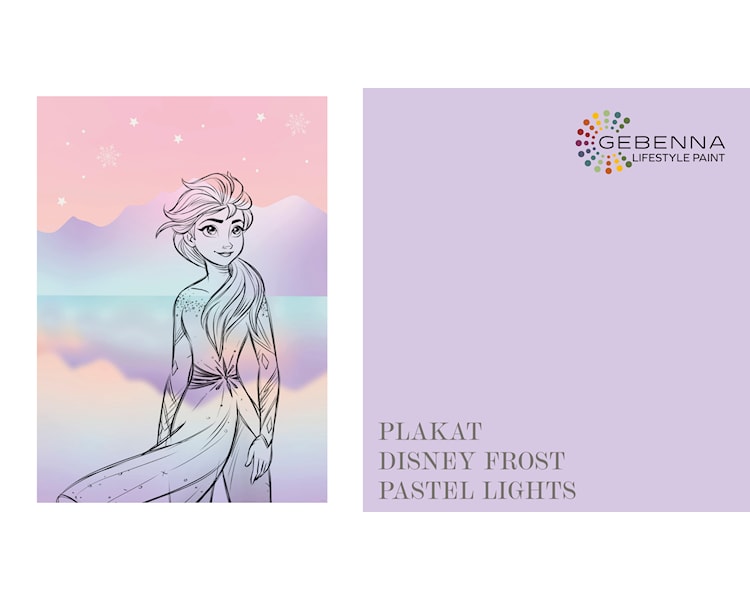 Plakat Disney Frost Pastel Lights